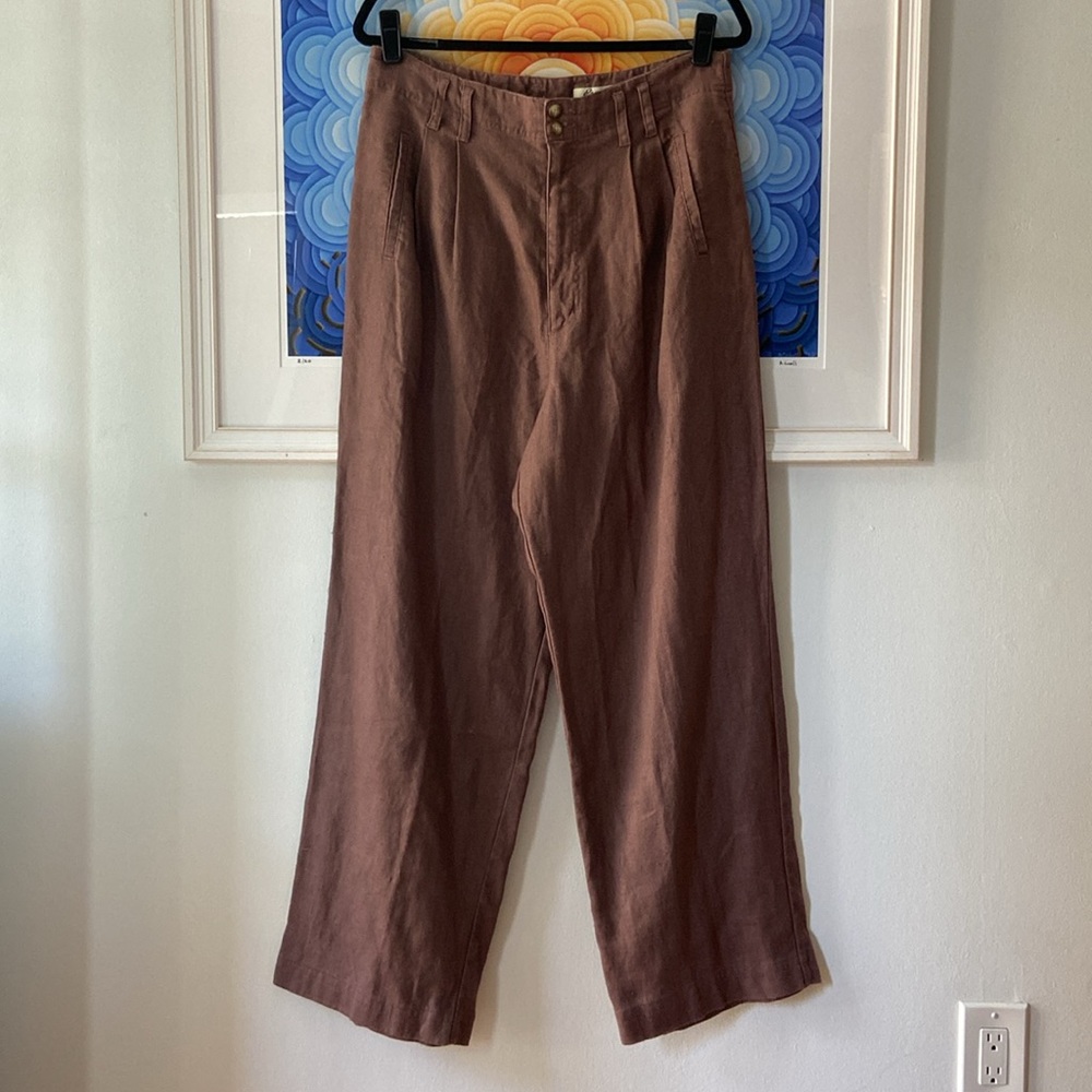 Eddie Bauer 100% Linen Pants